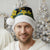 Personalized Monmouthshire Wales Christmas Santa Hat Sir Fynwy Flag With Welsh Daffodil - Wonder Print Shop