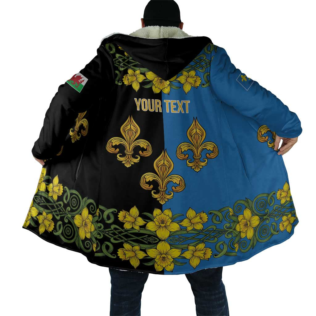 Personalized Monmouthshire Wales Cloak Sir Fynwy Flag With Welsh Daffodil - Wonder Print Shop