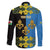 Personalized Monmouthshire Wales Family Matching Long Sleeve Bodycon Dress and Hawaiian Shirt Sir Fynwy Flag With Welsh Daffodil - Wonder Print Shop