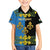 Personalized Monmouthshire Wales Family Matching Off Shoulder Maxi Dress and Hawaiian Shirt Sir Fynwy Flag With Welsh Daffodil - Wonder Print Shop