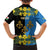Personalized Monmouthshire Wales Family Matching Summer Maxi Dress and Hawaiian Shirt Sir Fynwy Flag With Welsh Daffodil - Wonder Print Shop