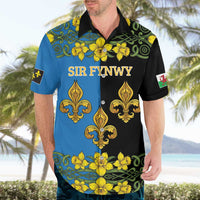 Personalized Monmouthshire Wales Hawaiian Shirt Sir Fynwy Flag With Welsh Daffodil - Wonder Print Shop