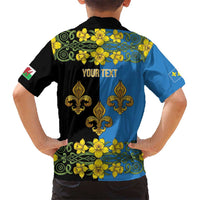 Personalized Monmouthshire Wales Hawaiian Shirt Sir Fynwy Flag With Welsh Daffodil - Wonder Print Shop