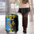 Personalized Monmouthshire Wales Luggage Cover Sir Fynwy Flag With Welsh Daffodil - Wonder Print Shop