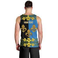 Personalized Monmouthshire Wales Men Tank Top Sir Fynwy Flag With Welsh Daffodil - Wonder Print Shop