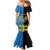 Personalized Monmouthshire Wales Mermaid Dress Sir Fynwy Flag With Welsh Daffodil - Wonder Print Shop