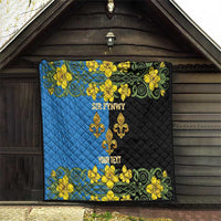 Personalized Monmouthshire Wales Quilt Sir Fynwy Flag With Welsh Daffodil - Wonder Print Shop