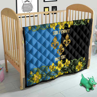 Personalized Monmouthshire Wales Quilt Sir Fynwy Flag With Welsh Daffodil - Wonder Print Shop
