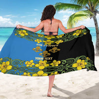 Personalized Monmouthshire Wales Sarong Sir Fynwy Flag With Welsh Daffodil - Wonder Print Shop