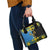 Personalized Monmouthshire Wales Shoulder Handbag Sir Fynwy Flag With Welsh Daffodil - Wonder Print Shop