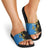 Personalized Monmouthshire Wales Slide Sandals Sir Fynwy Flag With Welsh Daffodil - Wonder Print Shop