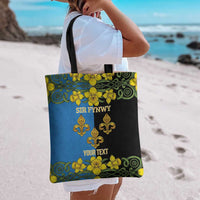 Personalized Monmouthshire Wales Tote Bag Sir Fynwy Flag With Welsh Daffodil - Wonder Print Shop