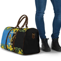 Personalized Monmouthshire Wales Travel Bag Sir Fynwy Flag With Welsh Daffodil - Wonder Print Shop