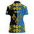 Personalized Monmouthshire Wales Women Polo Shirt Sir Fynwy Flag With Welsh Daffodil - Wonder Print Shop
