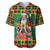Jamaica Christmas Baseball Jersey Reggae Santa with Dreadlocks Design - Wonder Print Shop
