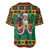 Jamaica Christmas Baseball Jersey Reggae Santa with Dreadlocks Design - Wonder Print Shop