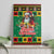 Jamaica Christmas Canvas Wall Art Reggae Santa with Dreadlocks Design - Wonder Print Shop