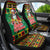 Jamaica Christmas Car Seat Cover Reggae Santa with Dreadlocks Design - Wonder Print Shop