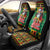 Jamaica Christmas Car Seat Cover Reggae Santa with Dreadlocks Design - Wonder Print Shop