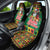 Jamaica Christmas Car Seat Cover Reggae Santa with Dreadlocks Design - Wonder Print Shop