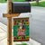 Jamaica Christmas Garden Flag Reggae Santa with Dreadlocks Design - Wonder Print Shop