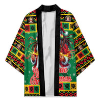 Jamaica Christmas Kimono Reggae Santa with Dreadlocks Design - Wonder Print Shop