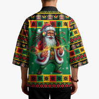 Jamaica Christmas Kimono Reggae Santa with Dreadlocks Design - Wonder Print Shop