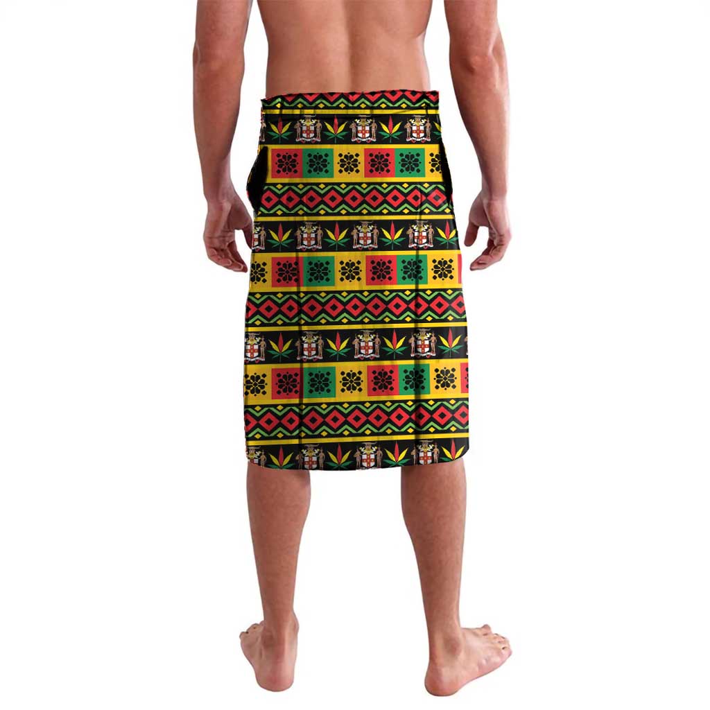 Jamaica Christmas Lavalava Reggae Santa with Dreadlocks Design - Wonder Print Shop