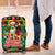 Jamaica Christmas Luggage Cover Reggae Santa with Dreadlocks Design - Wonder Print Shop