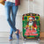 Jamaica Christmas Luggage Cover Reggae Santa with Dreadlocks Design - Wonder Print Shop