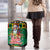 Jamaica Christmas Luggage Cover Reggae Santa with Dreadlocks Design - Wonder Print Shop
