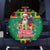 Jamaica Christmas Spare Tire Cover Reggae Santa with Dreadlocks Design - Wonder Print Shop