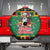 Jamaica Christmas Spare Tire Cover Reggae Santa with Dreadlocks Design - Wonder Print Shop