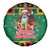 Jamaica Christmas Spare Tire Cover Reggae Santa with Dreadlocks Design - Wonder Print Shop