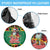 Jamaica Christmas Spare Tire Cover Reggae Santa with Dreadlocks Design - Wonder Print Shop