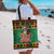 Jamaica Christmas Tote Bag Reggae Santa with Dreadlocks Design - Wonder Print Shop