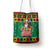 Jamaica Christmas Tote Bag Reggae Santa with Dreadlocks Design - Wonder Print Shop