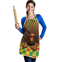 Jamaica Reggae Lion Apron Reggae Optical 3D Illusion - Wonder Print Shop