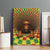 Jamaica Reggae Lion Canvas Wall Art Reggae Optical 3D Illusion - Wonder Print Shop
