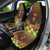 Jamaica Reggae Lion Car Seat Cover Reggae Optical 3D Illusion - Wonder Print Shop
