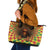 Jamaica Reggae Lion Leather Tote Bag Reggae Optical 3D Illusion - Wonder Print Shop