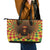 Jamaica Reggae Lion Leather Tote Bag Reggae Optical 3D Illusion - Wonder Print Shop