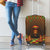 Jamaica Reggae Lion Luggage Cover Reggae Optical 3D Illusion - Wonder Print Shop
