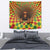 Jamaica Reggae Lion Tapestry Reggae Optical 3D Illusion - Wonder Print Shop