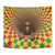 Jamaica Reggae Lion Tapestry Reggae Optical 3D Illusion - Wonder Print Shop