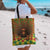 Jamaica Reggae Lion Tote Bag Reggae Optical 3D Illusion - Wonder Print Shop