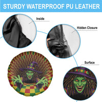 Jamaica Reggae Witch Spare Tire Cover Reggae Optical 3D Illusion - Wonder Print Shop