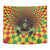 Jamaica Reggae Witch Tapestry Reggae Optical 3D Illusion - Wonder Print Shop