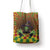 Jamaica Reggae Witch Tote Bag Reggae Optical 3D Illusion - Wonder Print Shop