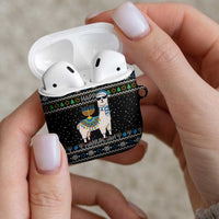 Happy Hanukkah Llama AirPods Case Funny Menorah for Jewish Holiday - Wonder Print Shop